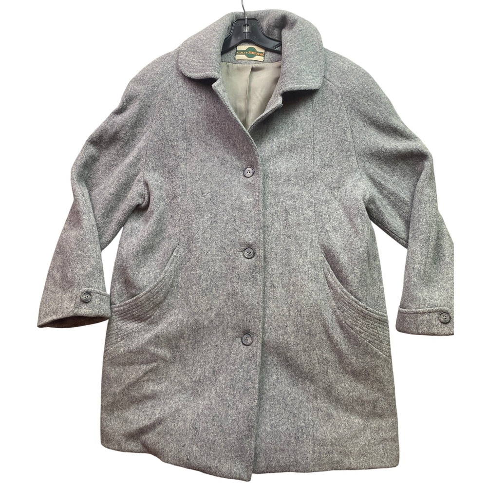 Vintage Outbrook Coat Womens Extra‎ Large Wool Mature Trench Outdoors Old Money